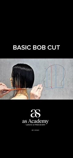 【Haircut】asAcademyのシンプルなベーシックボブカット！