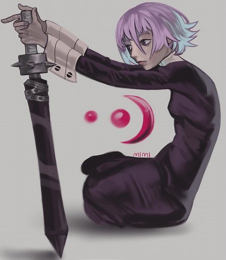 Speedpaint of Crona from Soul Eater