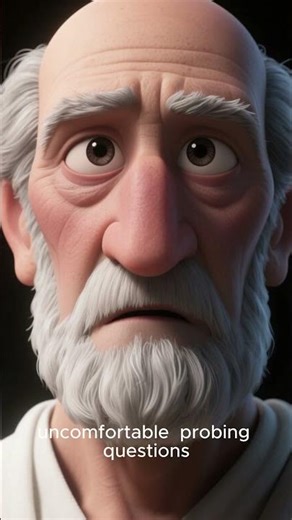 The Philosopher Who Asked Dangerous Questions" Socrates''#story#cartoon#animation#anime #viral#video