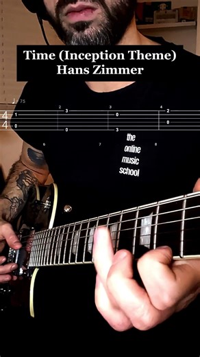 Inception has the most GORGEOUS soundtrack 😍 #guitarshort #inception #hanszimmer