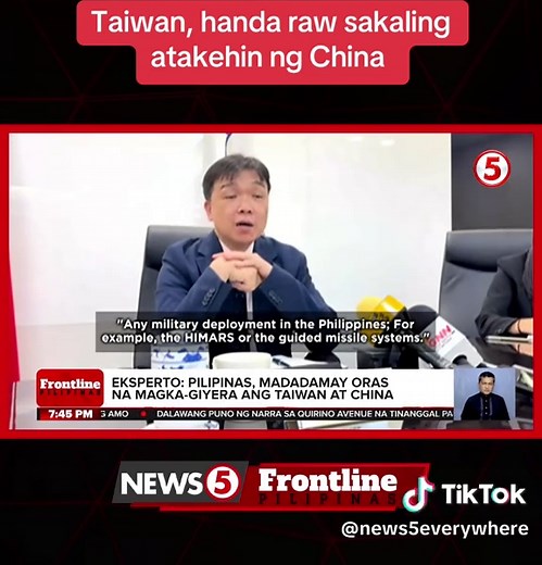 #FrontlinePilipinas | Sa gitna ng China-Taiwan conflict, naghahanda na umano sa posibleng giyera ang Taiwan. | via Marianne Enriquez