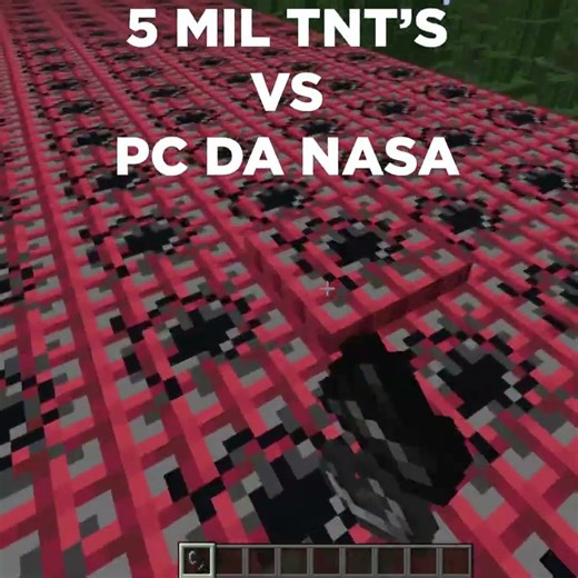 Meu PC x 5 MIL TNT'S 💀 #minecraft #memes #tnt #explosion #nasa #pc #computer #fy