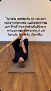 Hip mobility grooves core stability — if your hips can’t move, your core picks up the slack (and not in a good way). | Mandy Froehlich
