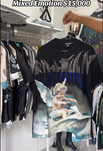 Visit us at (22A Shell Road, Kitty) Mixed Emotion Tee $15,000 📱Tel:-670-9674 #fyp #viraltiktok #aafashiontrendz