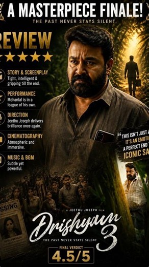 Drishyam 3 Hindi Dubbed Movie Review & Update | Ajay Devgn vs Mohanlal Biggest Thriller 2026