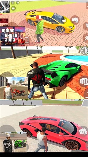 Lamborghini Seat Code 🚗🔥 | 3 Games Comparison 😱 Kaun Hai Best? | Indian Bike Driving 3D#gaming