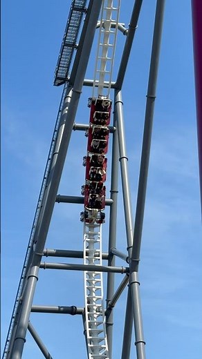 Maxx Force | Full Cycle | Six Flags Great America | Roller Coaster | Launch Coaster | #Shorts