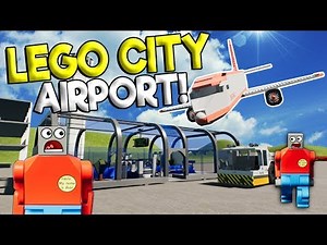 LEGO PLANE FLIGHT SIMULATOR 2018! - Brick Rigs Roleplay Gameplay - Lego City Airport Job