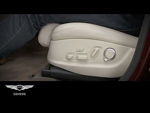 Seat Controls | Genesis G80 and GV80 | How-To | Genesis USA