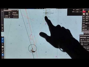 How to Manually Plot Position on JRC 9201 ECDIS