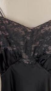 Vintage 1940s Black Liquid Rayon and Lace Slip Dress Size XS - Etsy