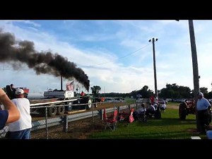 Oliver 2255 w/ 3208 CAT - Tractor Pull @ Salem County Fair 8/9/13