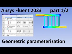Ansys workbench tutorial | Fluent Simulation with parametric geometry | part 1/2
