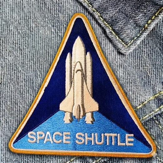 NASA Space Shuttle Project Embroidered Patch, Space Mission Exploration, Iron On, Sew On, Hook and Loop - Etsy