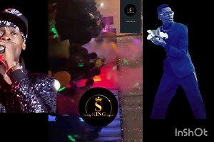 Chameleon is not sick 😒😒here is the evidence, my follower who is in Canada has called me on vedio via wats app and I have witnessed 🥺😂😂😂seriously why would Ugandan media lay to the public, the guy is performing right now in Canada | S.KING