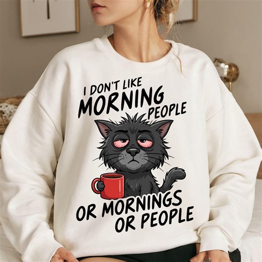 Grumpy Cat Coffee PNG, Sarcastic Morning Humor Clipart (digital Download) - Etsy