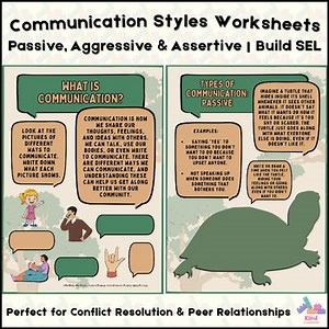 Passive, Aggressive & Assertive Communication Styles/ SEL & Social Skills