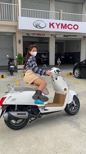 Cute Kymco Scooter for Girls - My First Motorcycle
