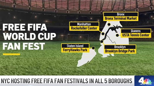 Free fan festivals for FIFA World Cup to be held in all five boroughs: What to know