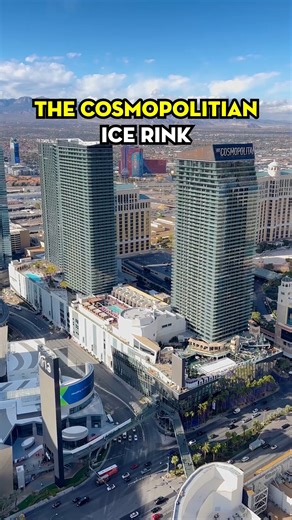 9.2K views · 108 reactions | Each holiday season, the pool at The Cosmopolitan of Las Vegas transforms into a winter wonderland! ⛸❄️ | Maverick Helicopters | Facebook