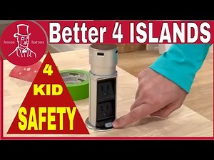 What is Best Place for Kitchen Island Outlet : Kitchen Renovation Tip Using Popup Outlet
