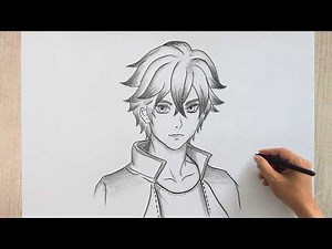 Easy Anime Drawing || How to draw Anime face step by step