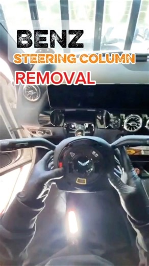 Mercedes Steering Column Removal Trick