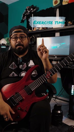 Finish the scale! #metal #guitarlessons