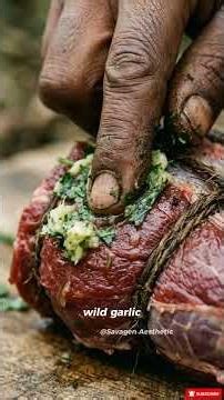 Boiling a Giant Wild Beef Shank in a Natural Jungle Hot Spring