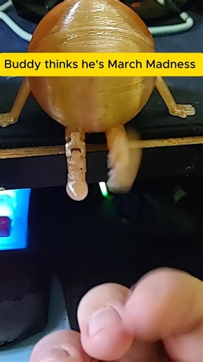 My 3D Printed Mascot Turned Out Perfect #3dprinting #marchmadness