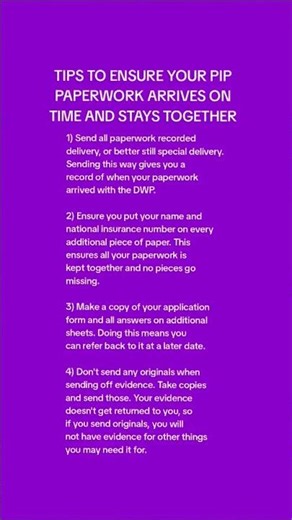 Sending your PIP form? Read this first! #pip #disabled #disability #tips #information #application