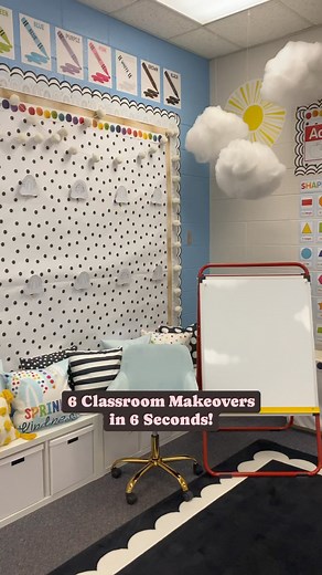 212K views · 830 reactions | 6 classroom makeovers in 6 seconds! Which one is your favorite?!  #classroommakeover #classroomdecor #classroominspiration #classroomdesign #classroomideas | Schoolgirl Style Classroom Decor | Facebook