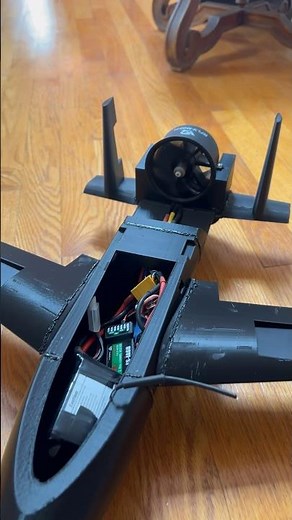 [WIP] 2nd iteration of budget 3D printed Arduino RC plane. Airframe mostly done and EDF mounted!