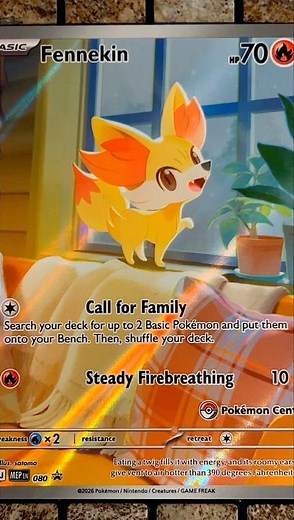 Fennekin (080 - Black Star Promo) - Mega Evolution: Chaos Rising - Pokemon TCG