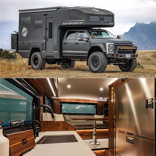 What It's Like to Live in a $900K EarthRoamer LTx, a Luxurious Ford F-550-Based Expedition Vehicle
