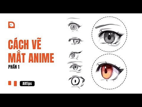 Cách vẽ mắt Anime đơn giản - Phần 1 | ARTips 03