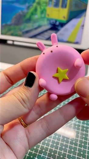 Homemade cold Porcelain Clay uses ! #shorts #clayart #trendingshorts #claycharms