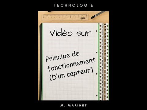 Principe de fonctionnement (d'un capteur)