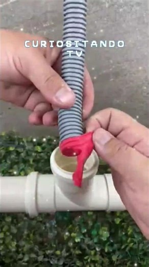 Learn how to connect the washing machine hose directly to the pipe #tip #technique #tools #ideas ...