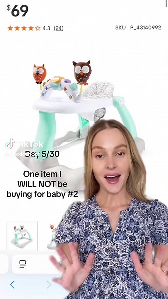 Day 5/30 of building my TikTok for my maternity leave. One baby item I WILL NOT be purchasing for baby #2 as a paediatric OT #occupationaltherapist #mumsoftiktok #pregnant #BabyEssentials