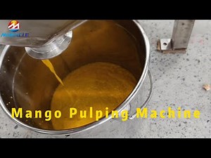 INSANE Mango Pulping Machine! 🤯 Pulp, Skin & Seed SEPARATED Automatically!