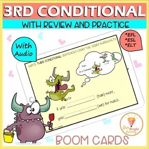 Third Conditional | 3rd Conditional | BOOM Cards | Distance Learning