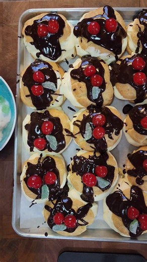 2.7K views · 41 reactions | Cream Puffs are pastry shells filled with...
