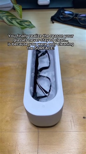802 reactions · 44 shares | See Clearly Again with Clearzy™ Ultrasonic Cleaner  ✅ Removes all smudges, streaks & grime ✅ Reaches crevices cloths can’t ✅ 100% hands-free & scratch-free ✅ Safe for all types of glasses and coatings If you wear glasses daily, this will change your life. Try it once — you’ll never go back to wiping. | Corvante | Facebook