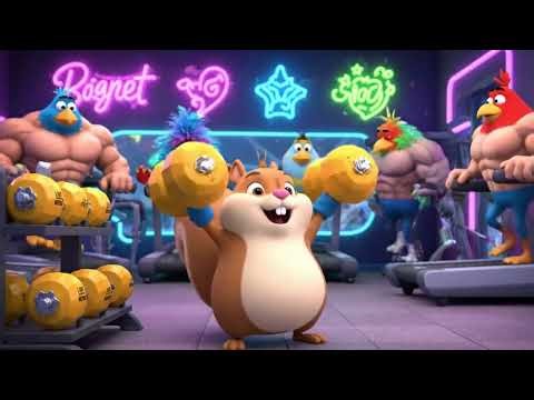 Hilarious Jungle Bear Gets KO'd by Falling Coconut! 😂 Epic Fail with Snoring Shenanigans