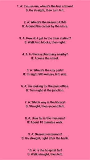 👉 Ask Directions in English 🗺️ | Speak Smart 💬 | Daily Use English Shorts#dailyuse #vocabs #english