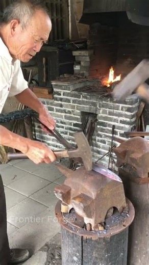 Red Hot Steel Turned Into a Powerful Tool 🔥 | Blacksmith Forging