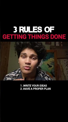 3 Rules of getting things done by David Allen