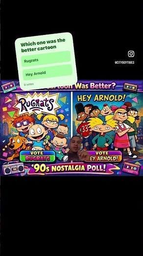 Rugrats vs Hey Arnold! | Which Cartoon Was Better? 90s Nostalgia Poll