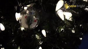 Dazzle Bright C6 Christmas String Lights, 100 LED 33 FT Outdoor Christmas Lights Waterproof Connectable, 8 Modes Lights for Indoor Outdoor Home Garden Yard Xmas Tree Decorations (White)